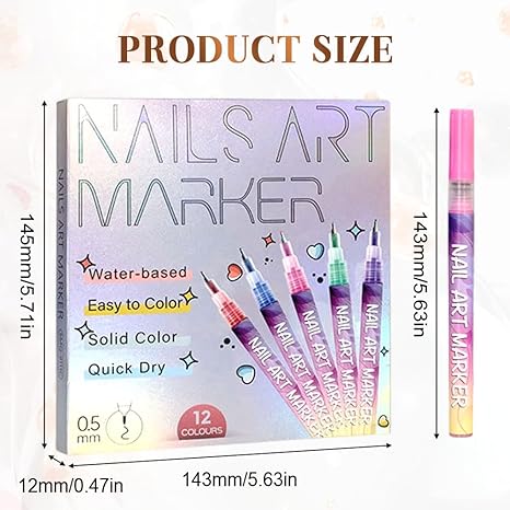 Gorvalin Nail Art Pens