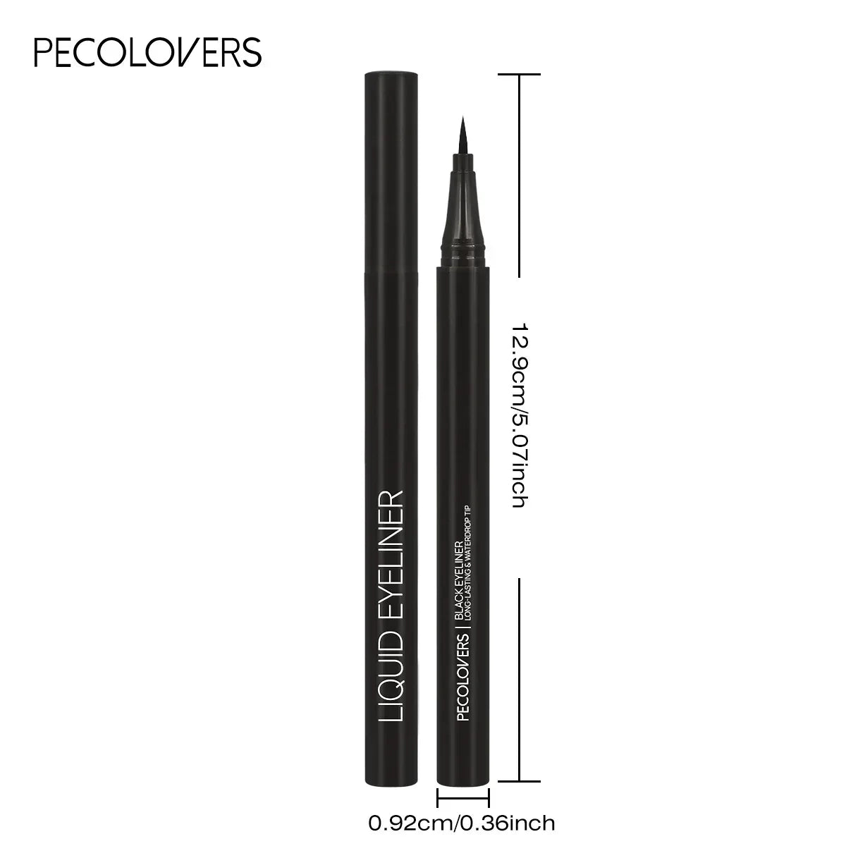 5PCS/Set Smooth Liquid Eyeliner Pen, Waterproof, Long-lasting Makeup, Black, Ultra-fine Pen Tip,Create A Charming Eye Makeup