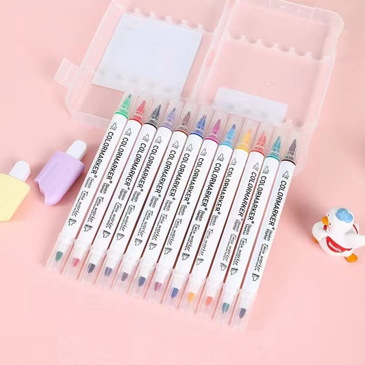 GlamGlitz Dual-Tip Nail Art Pens Set